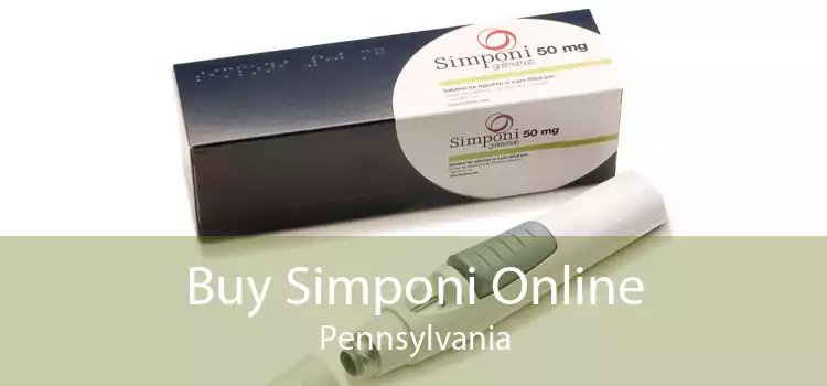 Buy Simponi Online Pennsylvania